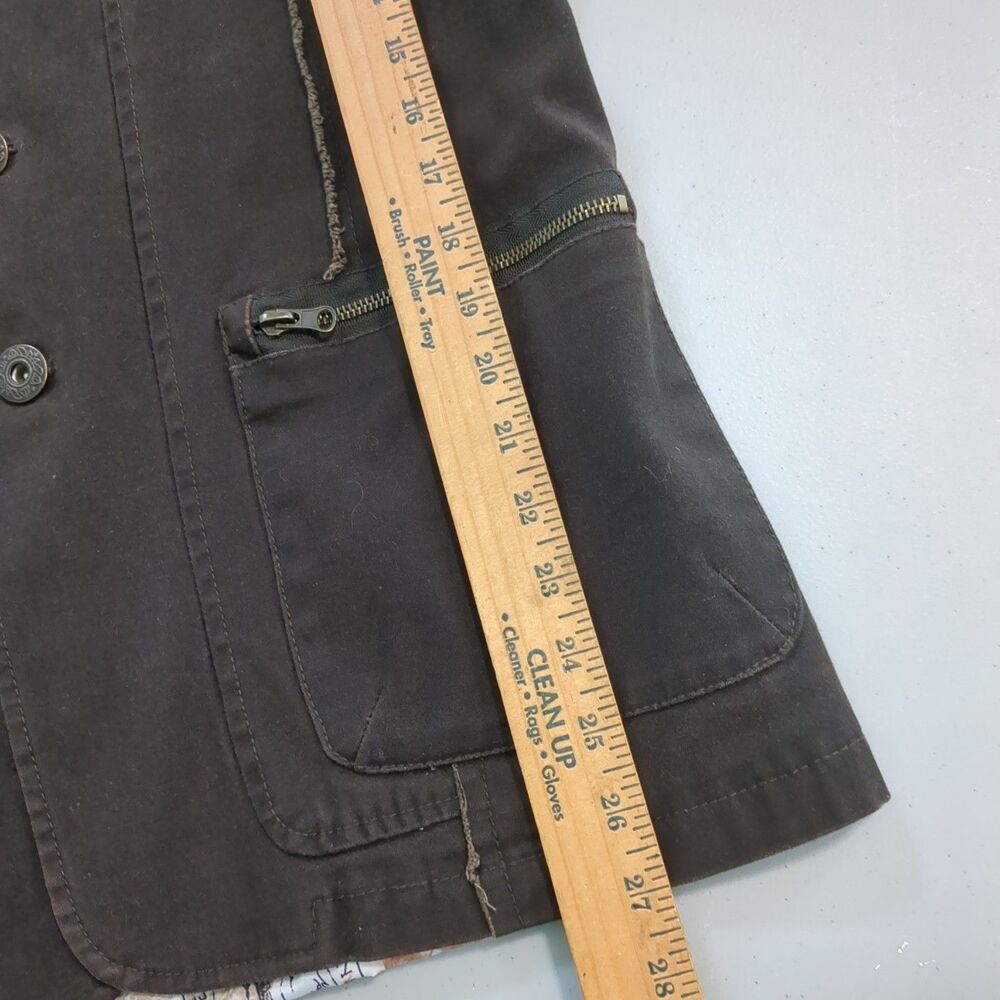 191 Unlimited medium jacket patchwork blazer steampunk brown - Picture 4 of 6